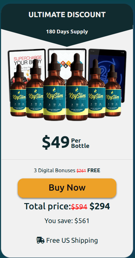 Keyslim order 6 bottle